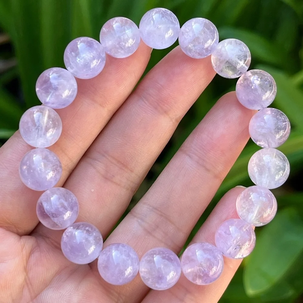 11mm stretchable lavender amethyst bracelet‎ 0249